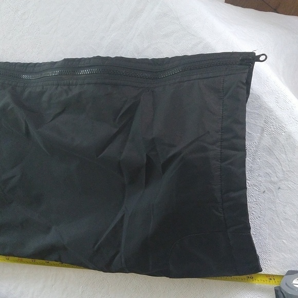 Split rail outdoors skiing hiking snow gear black pants xl zip Velcro snaps - Picture 5 of 13